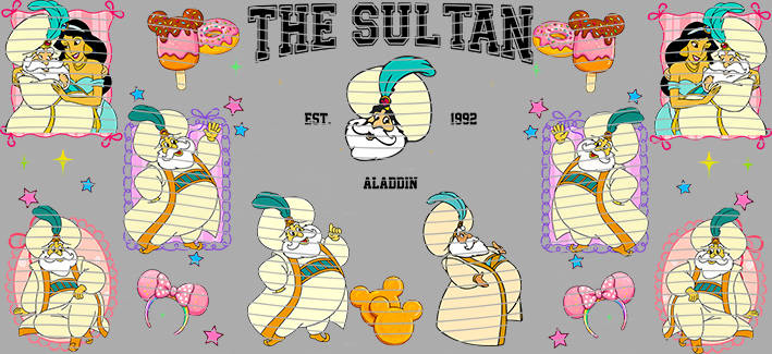 16oz Disney style-D-1170